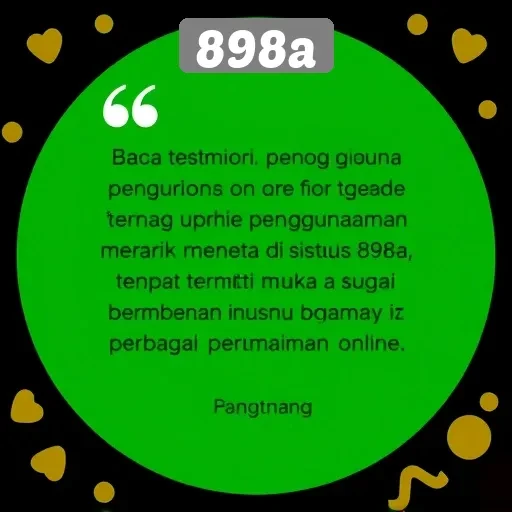 Testimoni Pengguna tentang Pengalaman di Situs 898a